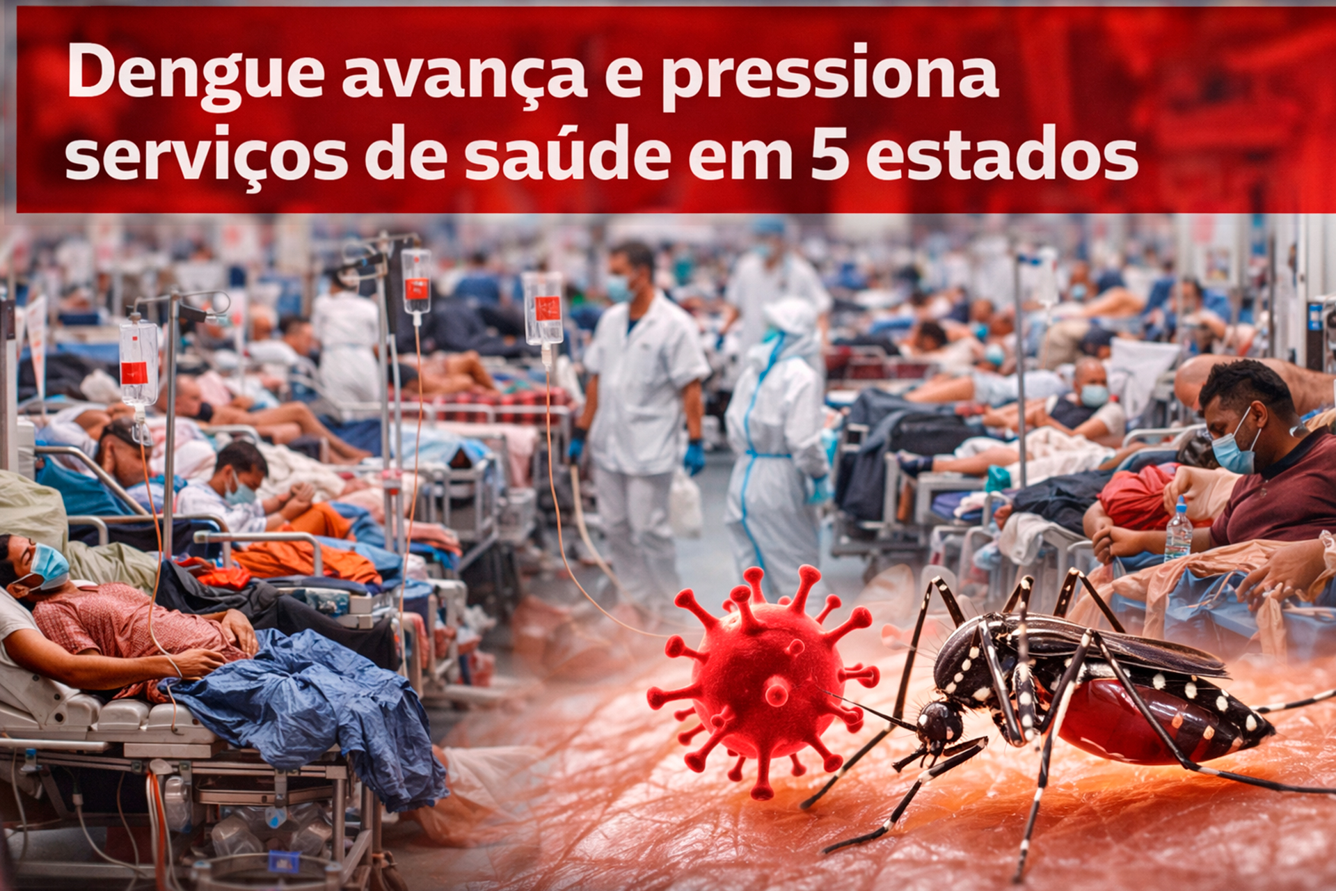 Dengue avança e pressiona serviços de saúde em 5 estados - Saiba Mais